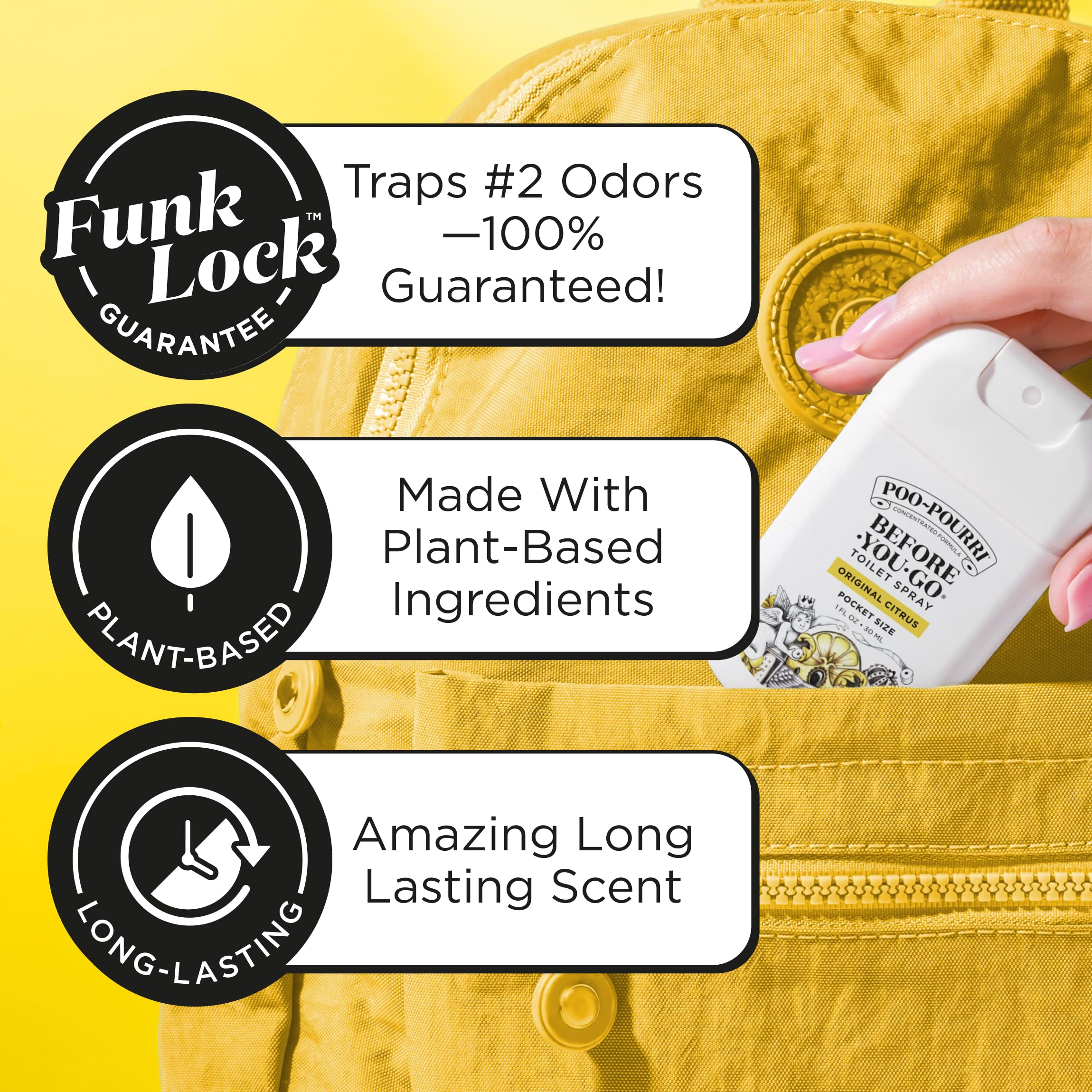 Amazon.com: Poo-Pourri Before-You-Go Pocket Toilet Spray, Travel